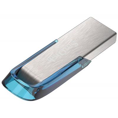 USB флеш накопичувач SanDisk 128GB Ultra Flair Blue USB 3.0 (SDCZ73-128G-G46B) - фото 5
