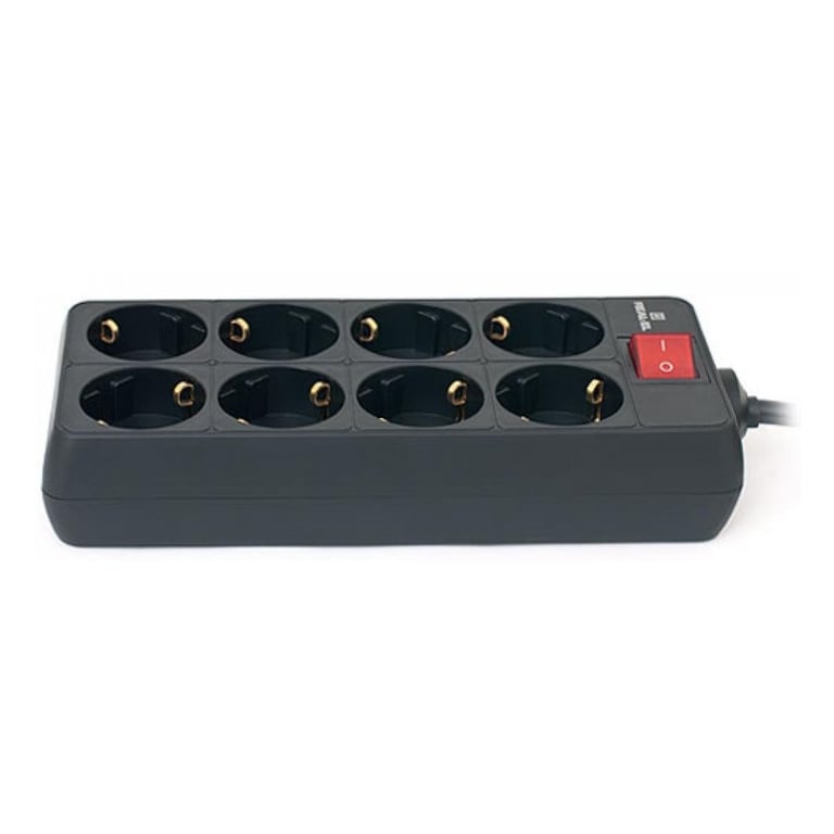 Мережевий фільтр живлення REAL-EL REAL-EL RS-8 PROTECT, 1.8m, black (EL122300021) - фото 5