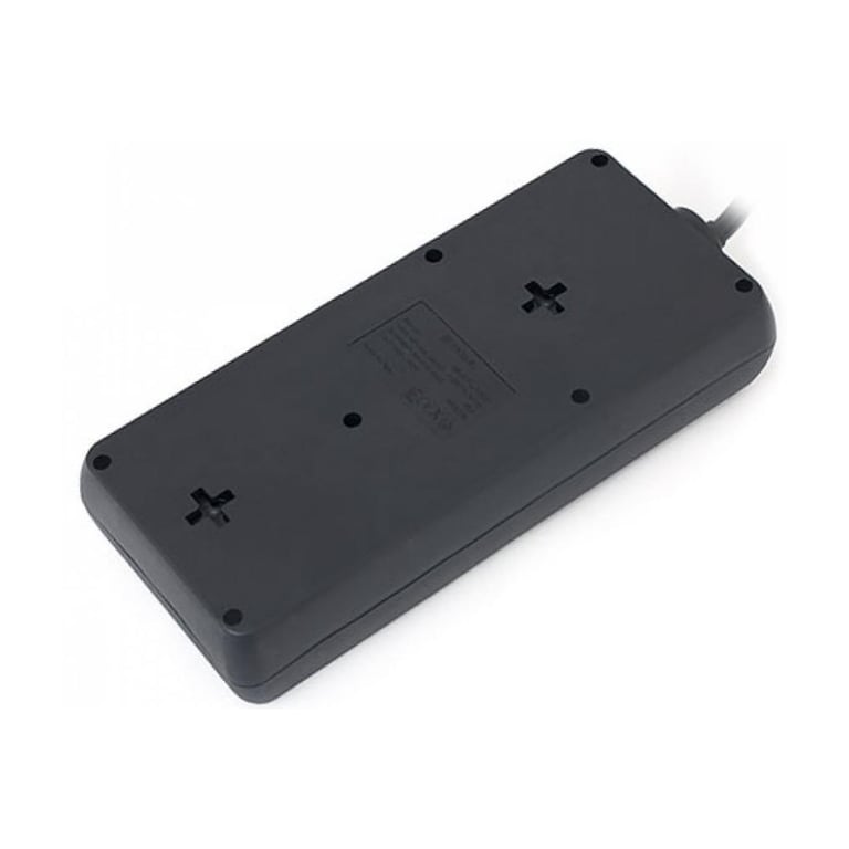 Мережевий фільтр живлення REAL-EL REAL-EL RS-8 PROTECT, 3m, black (EL122300022) - фото 7