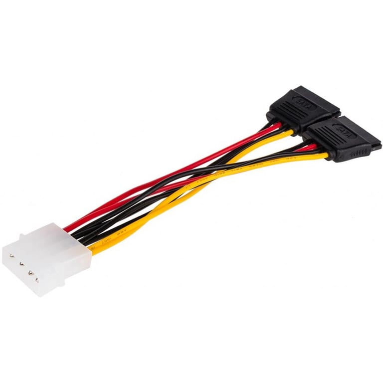 Кабель живлення SATA power 2x 0.2m Atcom (16148) - фото 2