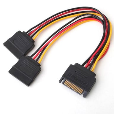 Кабель живлення SATA power 2x 0.2m Atcom (14366) - фото 1