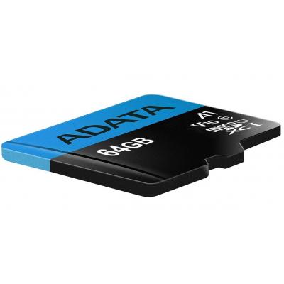 Карта пам'яті ADATA 64GB microSD class 10 UHS-I A1 Premier (AUSDX64GUICL10A1-RA1) - фото 3