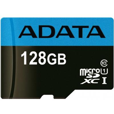 Карта пам'яті ADATA 128GB microSD class 10 UHS-I A1 Premier (AUSDX128GUICL10A1-RA1) - фото 2