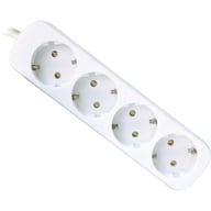 Мережевий подовжувач Defender E430 3.0 m 4 роз white (99226) - фото 1