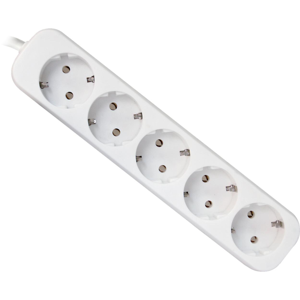 Мережевий подовжувач Defender E530 3.0 m 5 роз white (99230) Мережевий подовжувач Defender E530 3.0 m 5 роз white (99230)