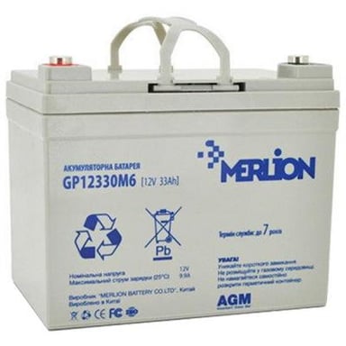 Батарея до ДБЖ Merlion 12V-33Ah (GP12330M6) - фото 1
