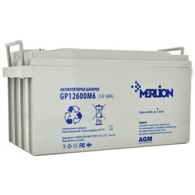 Батарея до ДБЖ Merlion 12V-60Ah (GP12600M6) - фото 1