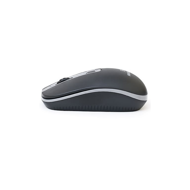 Мишка REAL-EL RM-303 black-grey - фото 4