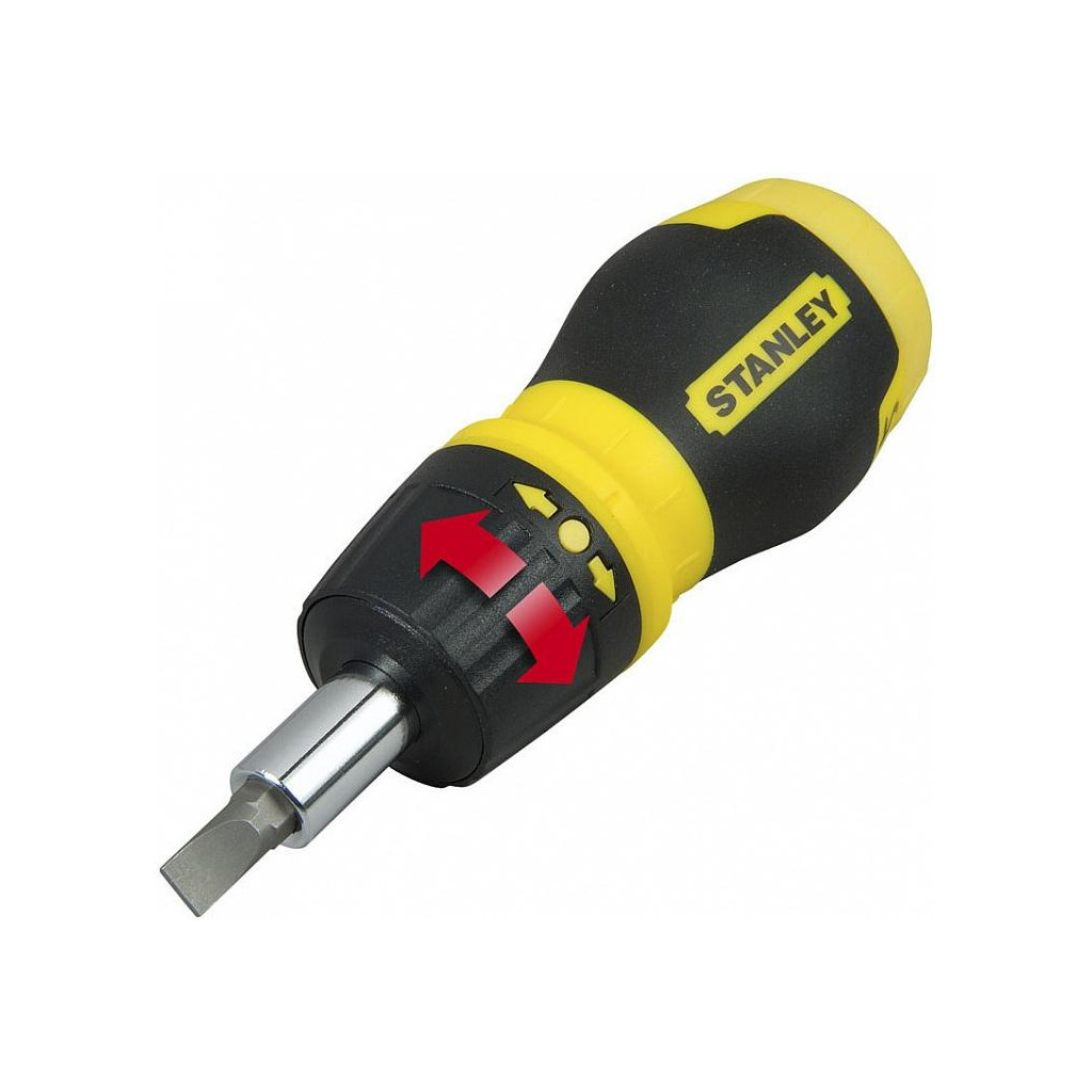 Набір викруток Stanley Multibit Stubby, реверсивна, з 6 змінними бітами (0-66-358) - фото 3 Набір викруток Stanley Multibit Stubby, реверсивна, з 6 змінними бітами (0-66-358) - фото 3