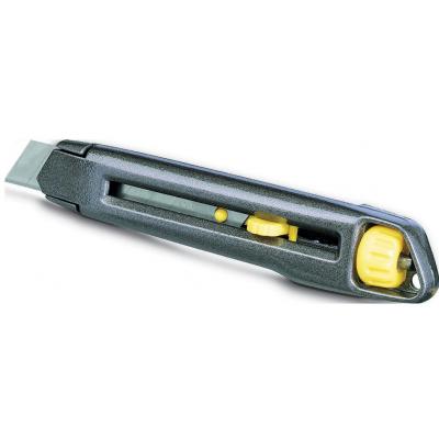 Ніж монтажний Stanley выдвижное лезвие шириной 9мм, длина ножа 135мм (0-10-095) Ніж монтажний Stanley выдвижное лезвие шириной 9мм, длина ножа 135мм (0-10-095)