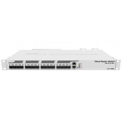 Комутатор мережевий Mikrotik CRS317-1G-16S+RM - фото 1 Комутатор мережевий Mikrotik CRS317-1G-16S+RM - фото 1