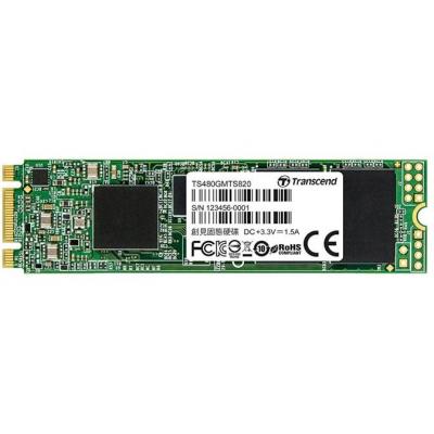 Накопичувач SSD M.2 2280 480GB Transcend (TS480GMTS820S) - фото 1 Накопичувач SSD M.2 2280 480GB Transcend (TS480GMTS820S) - фото 1