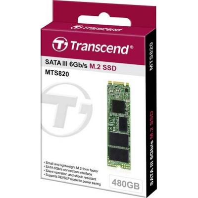 Накопичувач SSD M.2 2280 480GB Transcend (TS480GMTS820S) - фото 2 Накопичувач SSD M.2 2280 480GB Transcend (TS480GMTS820S) - фото 2