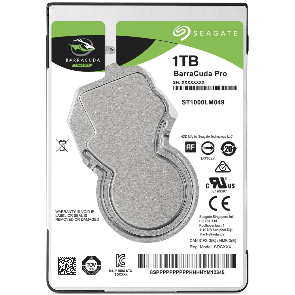 Жорсткий диск для ноутбука 2.5" 1TB Seagate (ST1000LM049) - фото 2 Жорсткий диск для ноутбука 2.5" 1TB Seagate (ST1000LM049) - фото 2