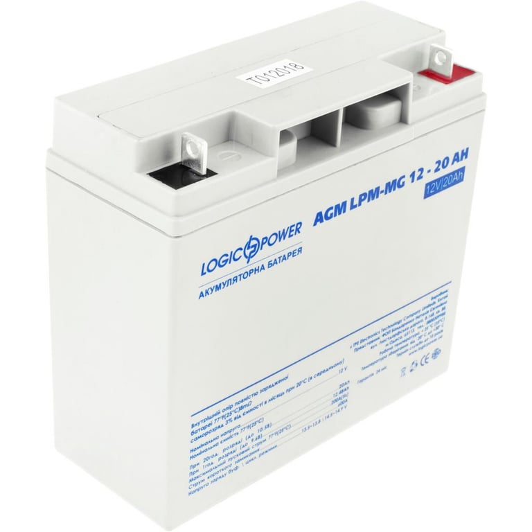 Батарея до ДБЖ LogicPower LPM MG 12В 20Ач (6556) - фото 2