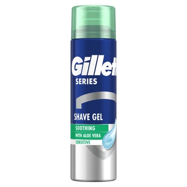 Гель для гоління Gillette Series Sensitive Skin Для чутливої шкіри 200 мл (3014260214692) - фото 1