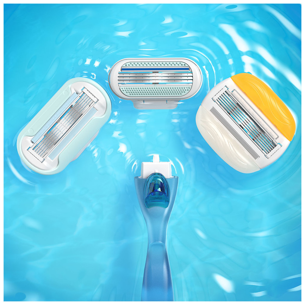 Бритва Gillette Venus Smooth станок + змінні картриджі 3 шт. (7702018469826) - фото 4 Бритва Gillette Venus Smooth станок + змінні картриджі 3 шт. (7702018469826) - фото 4