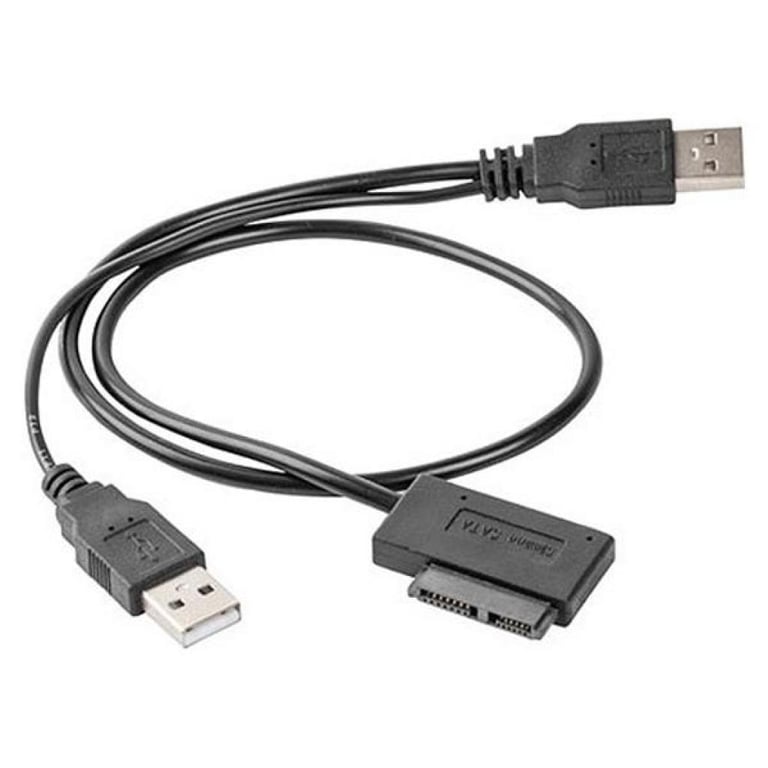 Перехідник USB 2.0 to Slimline SATA 13 pin Cablexpert (A-USATA-01) - фото 1