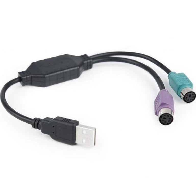Перехідник USB to PS/2 Cablexpert (UAPS12-BK) - фото 2