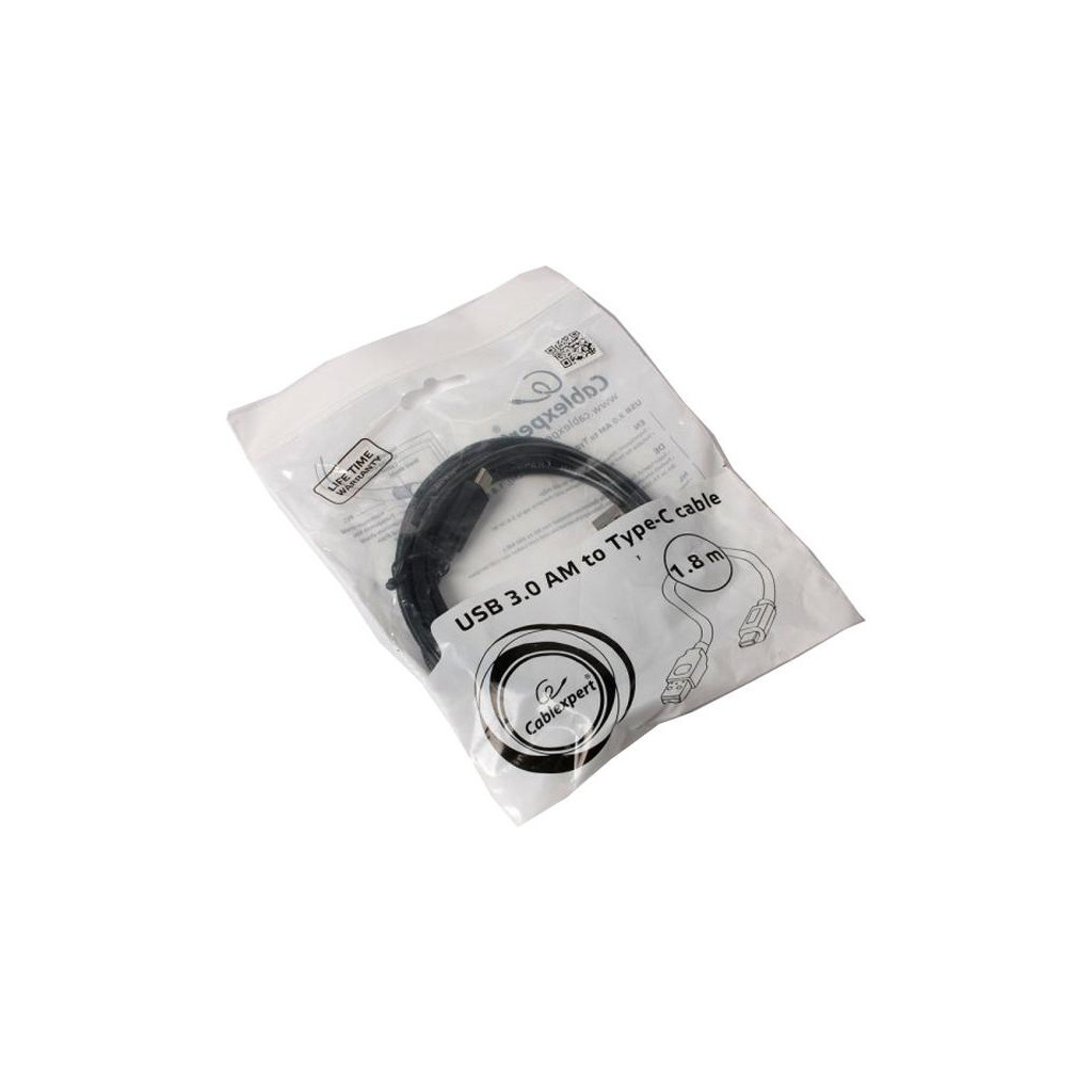 Дата кабель USB 3.0 AM to USB-C 1.8m Cablexpert (CCP-USB3-AMCM-6) - фото 4 Дата кабель USB 3.0 AM to USB-C 1.8m Cablexpert (CCP-USB3-AMCM-6) - фото 4