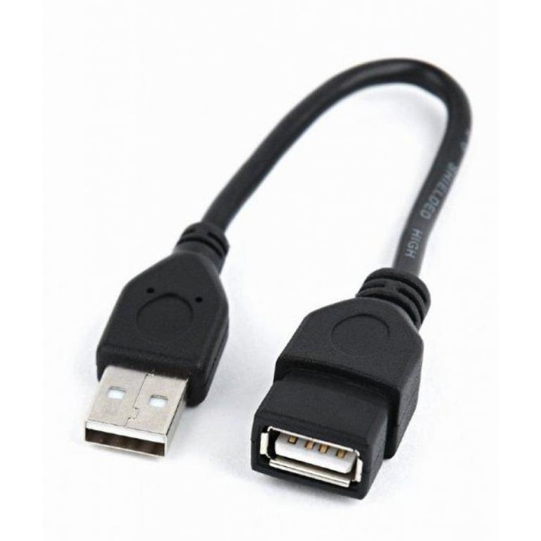 Дата кабель USB 2.0 AM/AF 0.15m Cablexpert (CCP-USB2-AMAF-0.15M) - фото 1