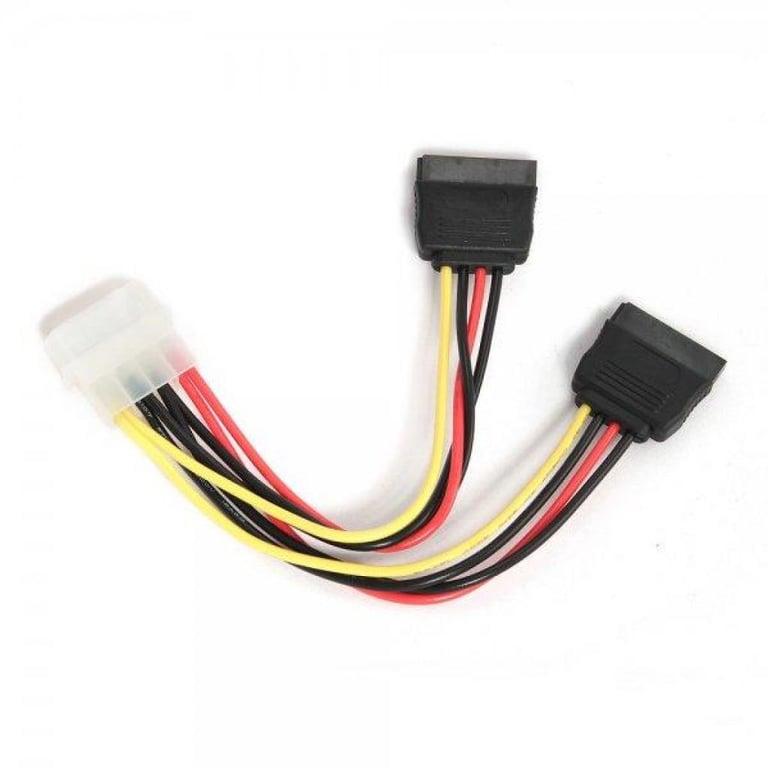 Кабель живлення Molex to 2xSATA power 0.3m Cablexpert (CC-SATA-PSY-0.3M) - фото 2