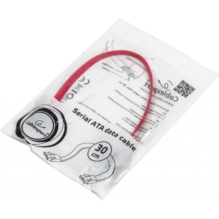 Кабель для передачі даних SATA III 0.3m Cablexpert (CC-SATAM-DATA-0.3M) - фото 4