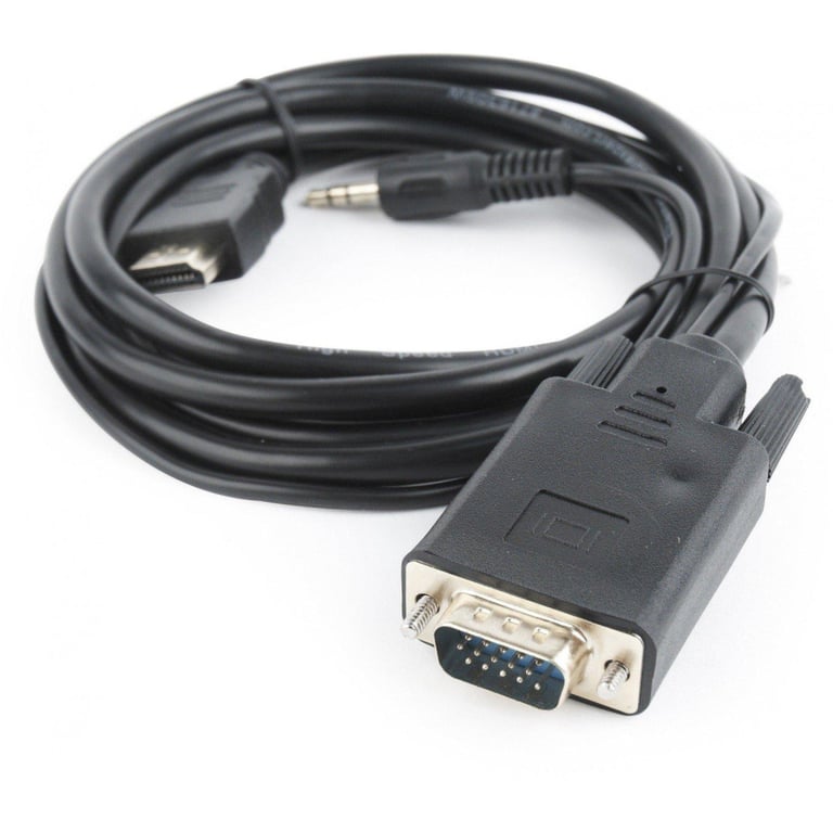 Перехідник HDMI to VGA 3.0m Cablexpert (A-HDMI-VGA-03-10) - фото 2
