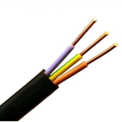 Кабель силовий ЗЗКМ 3х2.5 кв.мм негорючий, плоский, 100м (ВВГнг-П 3x2,5 ECG / 707235) Кабель силовий ЗЗКМ 3х2.5 кв.мм негорючий, плоский, 100м (ВВГнг-П 3x2,5 ECG / 707235)