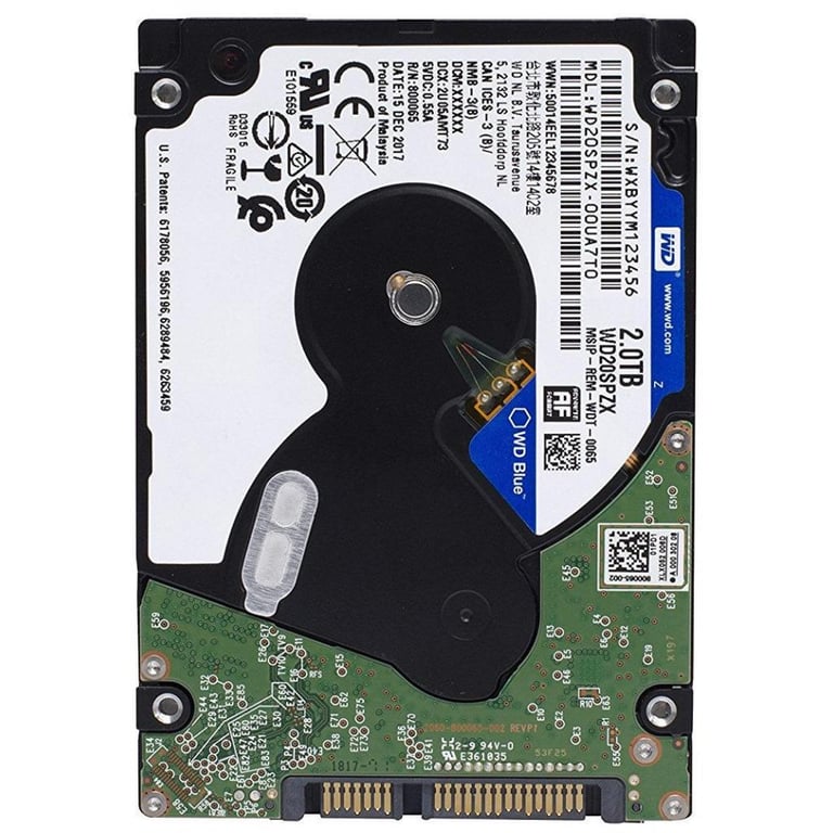 Жорсткий диск для ноутбука 2.5" 2TB WD (WD20SPZX) - фото 2