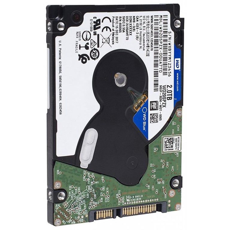 Жорсткий диск для ноутбука 2.5" 2TB WD (WD20SPZX) - фото 3