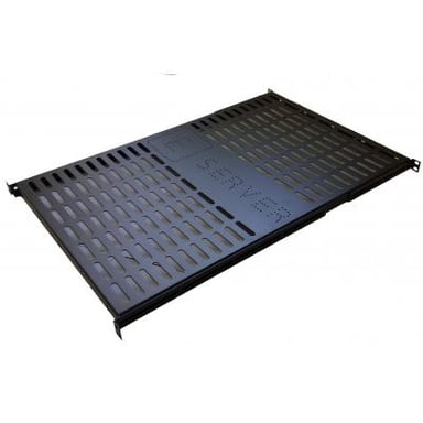 Полка 19" Eserver 1U глуб. 700 мм. (PS-1U-700-B) - фото 1