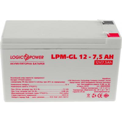 Батарея до ДБЖ LogicPower LPM-GL 12В 7.5Ач (6562) - фото 1
