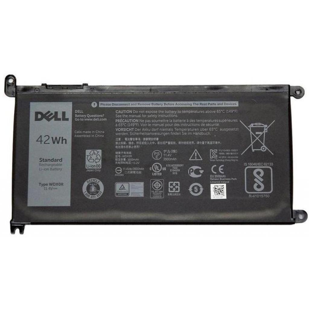 Акумулятор до ноутбука Dell Inspiron 15-5568 WDX0R, 42Wh (3500mAh), 3cell, 11.4V (A47307) - фото 1 Акумулятор до ноутбука Dell Inspiron 15-5568 WDX0R, 42Wh (3500mAh), 3cell, 11.4V (A47307) - фото 1