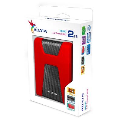 Зовнішній жорсткий диск 2.5" 2TB ADATA (AHD650-2TU31-CRD) - фото 6 Зовнішній жорсткий диск 2.5" 2TB ADATA (AHD650-2TU31-CRD) - фото 6