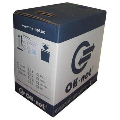 Кабель мережевий OK-Net FTP cat.5e LSOH, 305м (КПВонг-HFЭ-ВП (200) 4x2x0,51) - фото 1 Кабель мережевий OK-Net FTP cat.5e LSOH, 305м (КПВонг-HFЭ-ВП (200) 4x2x0,51) - фото 1