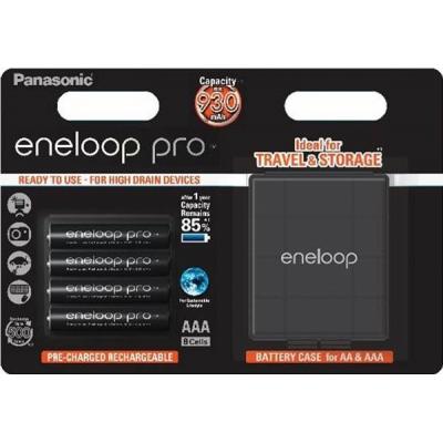 Акумулятор Panasonic Eneloop Pro AAA 930 mAh * 4 + Case (BK-4HCDEC4BE) Акумулятор Panasonic Eneloop Pro AAA 930 mAh * 4 + Case (BK-4HCDEC4BE)