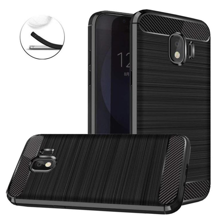 Чохол до мобільного телефона Laudtec для Samsung J4/J400 Carbon Fiber (Black) (LT-J400F) - фото 3