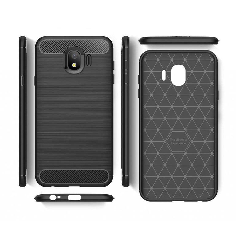 Чохол до мобільного телефона Laudtec для Samsung J4/J400 Carbon Fiber (Black) (LT-J400F) - фото 4