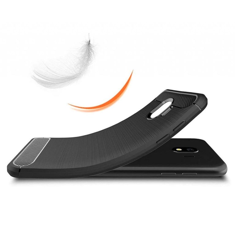 Чохол до мобільного телефона Laudtec для Samsung J4/J400 Carbon Fiber (Black) (LT-J400F) - фото 5