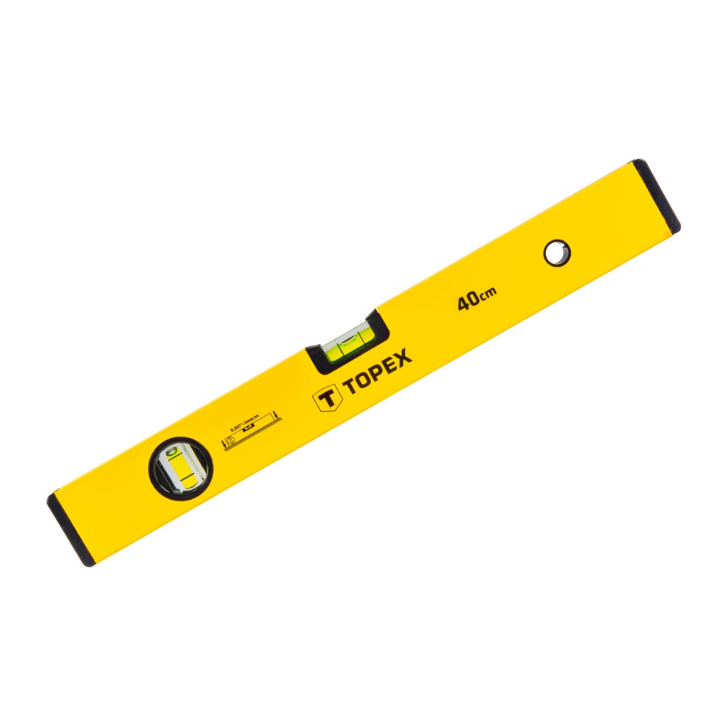 Рівень Topex алюмінієвий, тип 500, 40 см (29C501) - фото 2 Рівень Topex алюмінієвий, тип 500, 40 см (29C501) - фото 2