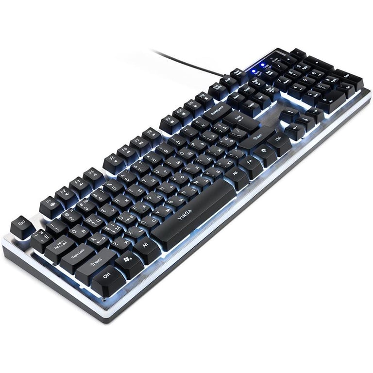 Клавіатура Vinga KBG839 black - фото 1