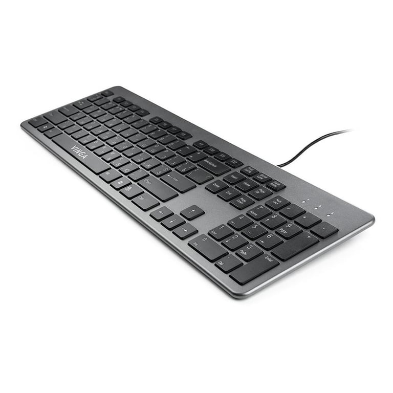Клавіатура Vinga KB735 black-grey - фото 3