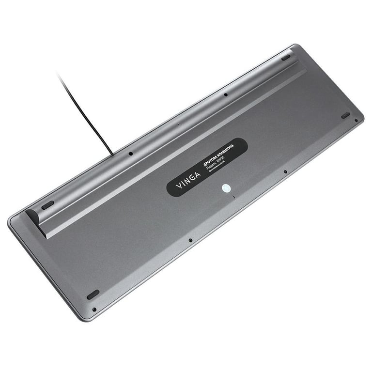 Клавіатура Vinga KB735 black-grey - фото 8