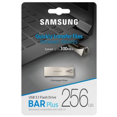 USB флеш накопичувач Samsung 256GB Bar Plus Silver USB 3.1 (MUF-256BE3/APC) - фото 7 USB флеш накопичувач Samsung 256GB Bar Plus Silver USB 3.1 (MUF-256BE3/APC) - фото 7