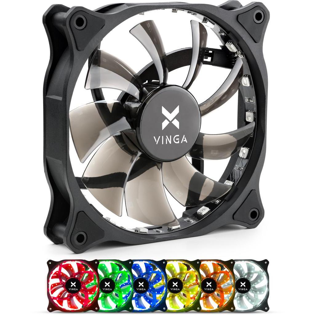 Кулер до корпусу Vinga RGB fan-01 Кулер до корпусу Vinga RGB fan-01