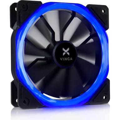 Кулер до корпусу Vinga LED fan-01 blue - фото 1