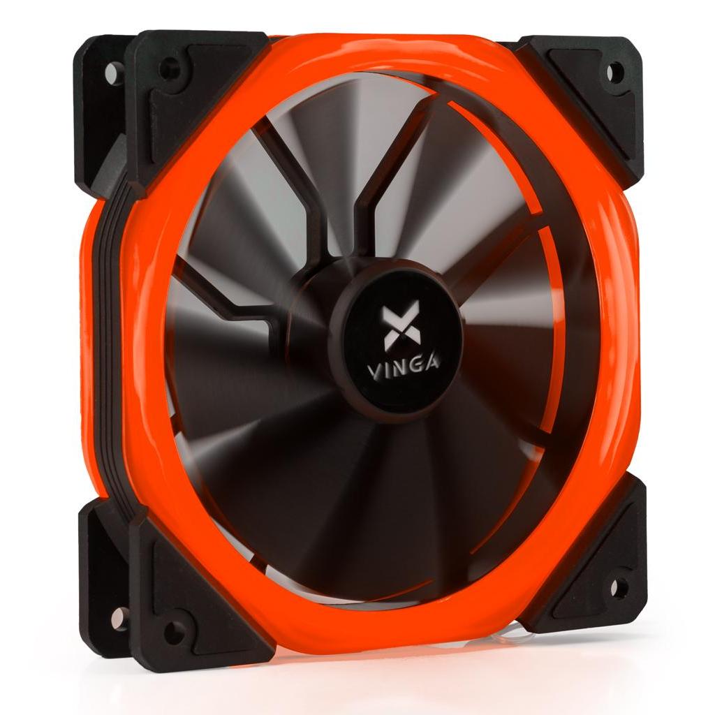 Кулер до корпусу Vinga LED fan-02 red - головне фото
