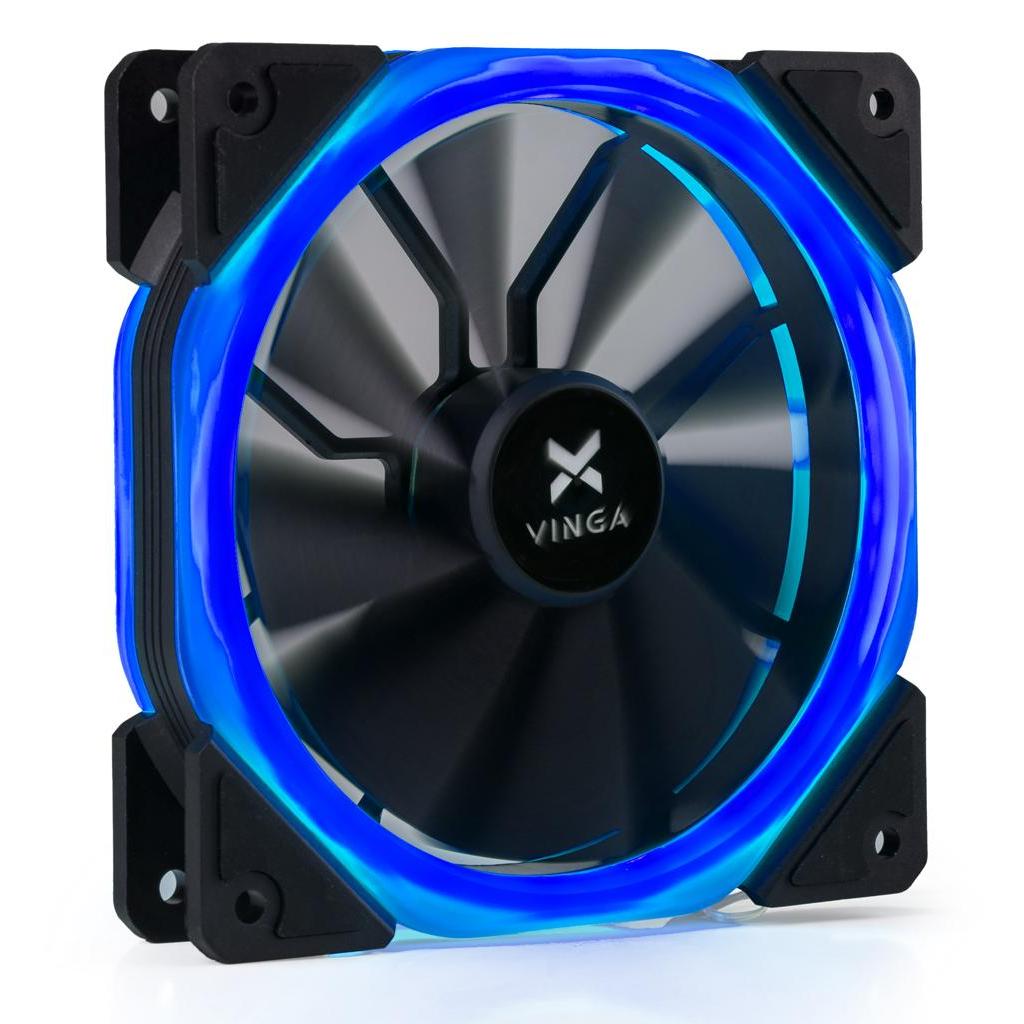 Кулер до корпусу Vinga LED fan-02 blue - головне фото