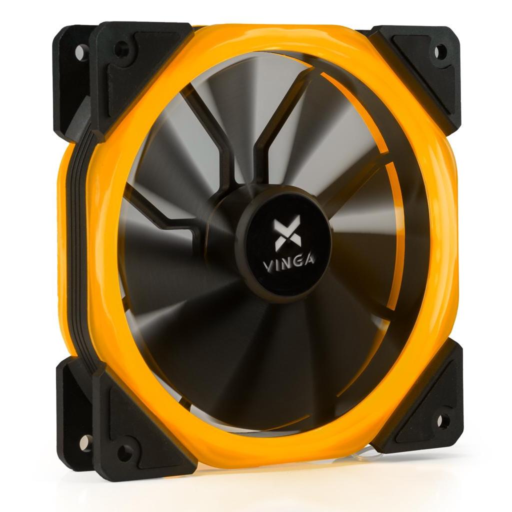Кулер до корпусу Vinga LED fan-02 orange - головне фото